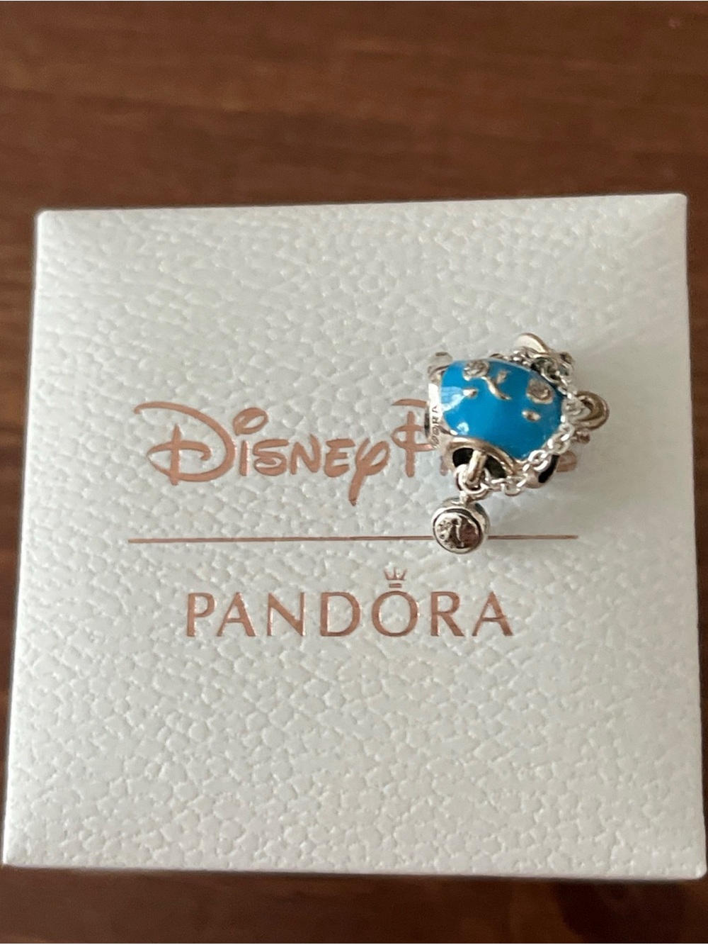 Pandora Disney Alice mad tea party teapot bead with box